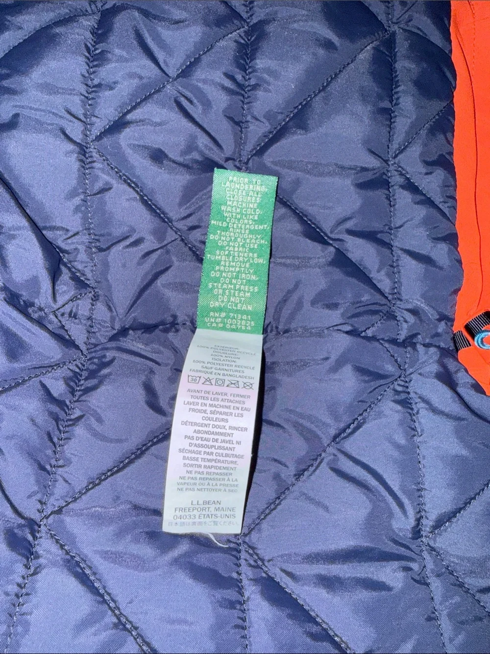 L.L. Bean Kids' Waterproof Lightweight Insulated Ski Jacket // M (5-6)